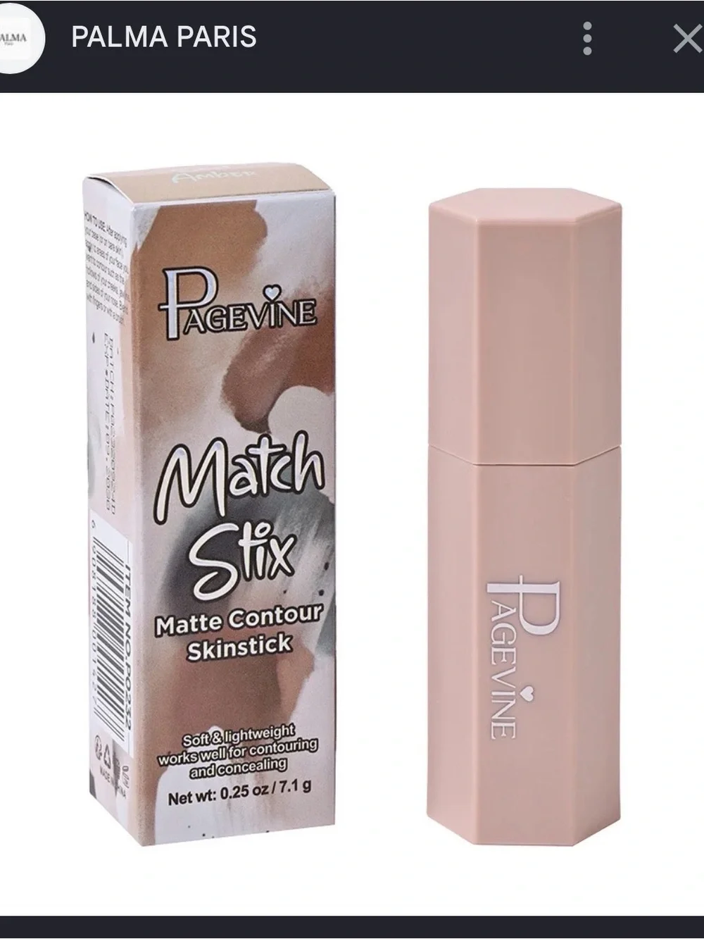 Match Stix Matte Contour Skinstick - Amber